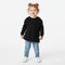BELLA+CANVAS Toddler Jersey Crewneck Long Sleeve T-Shirt Soft Cotton Kids Shirt Layering Wear Everyday Comfort